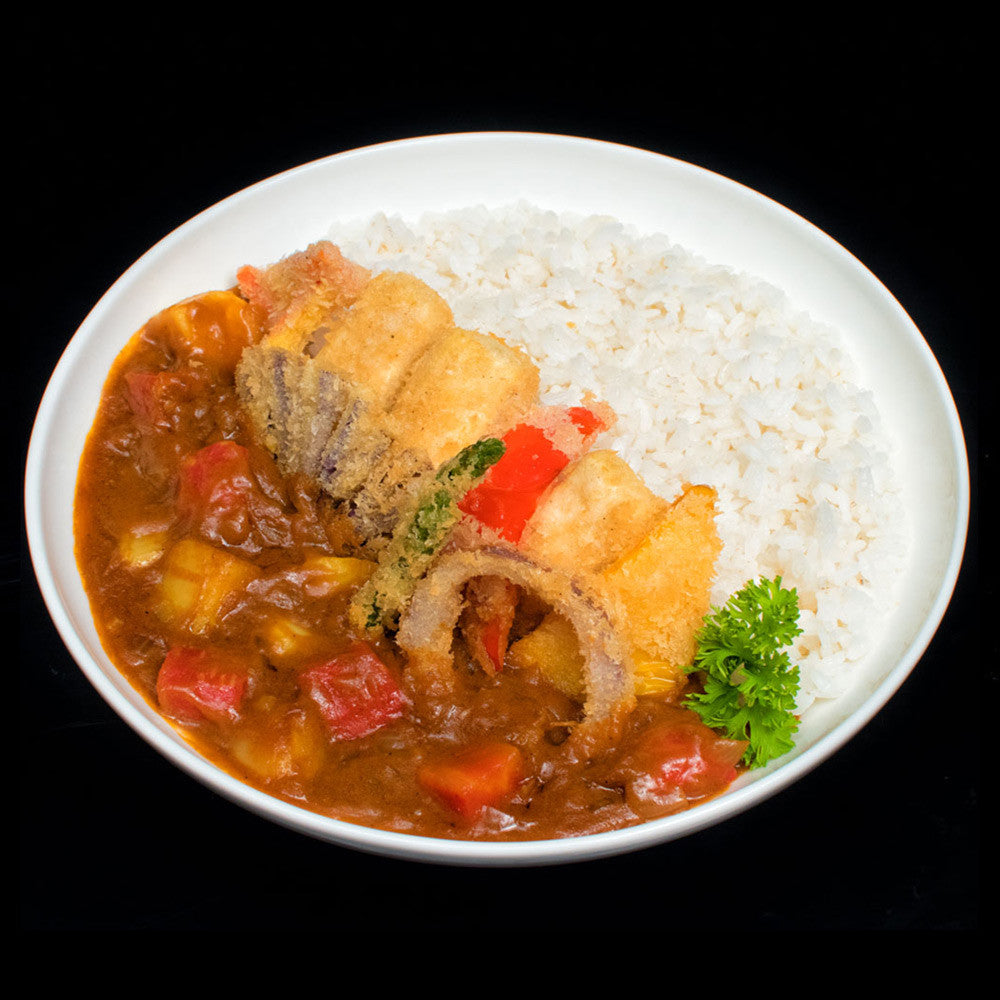 Tofu & Vegetable Katsu Curry Rice